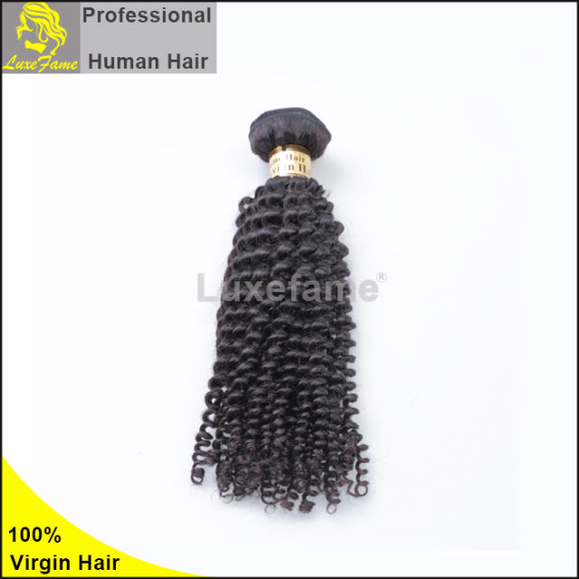 8A virgin Peruvian hair Jerry curly 4pcs/pack free shipping