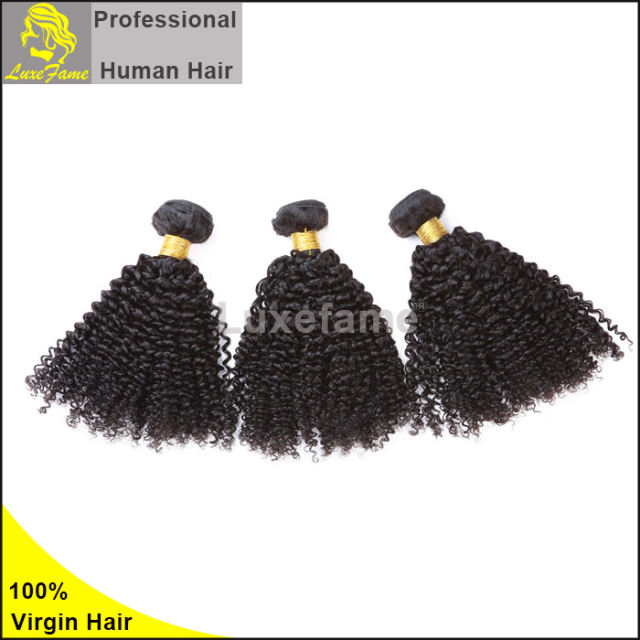 7A virgin brazilian hair Jerry Curl 3pcs/pack free shipping