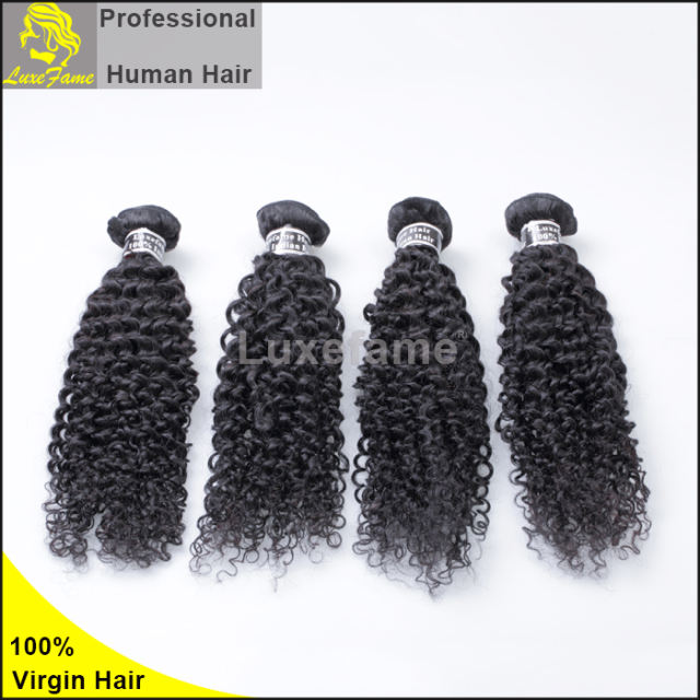 8A virgin Indian hair Jerry curly 3pc/pack free shipping