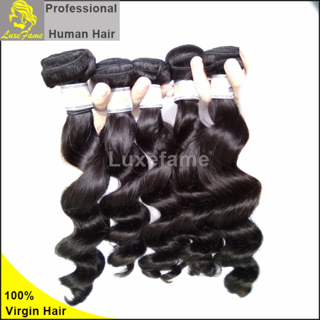 8A virgin Mongolian hair loose wave 1pc/pack free shipping