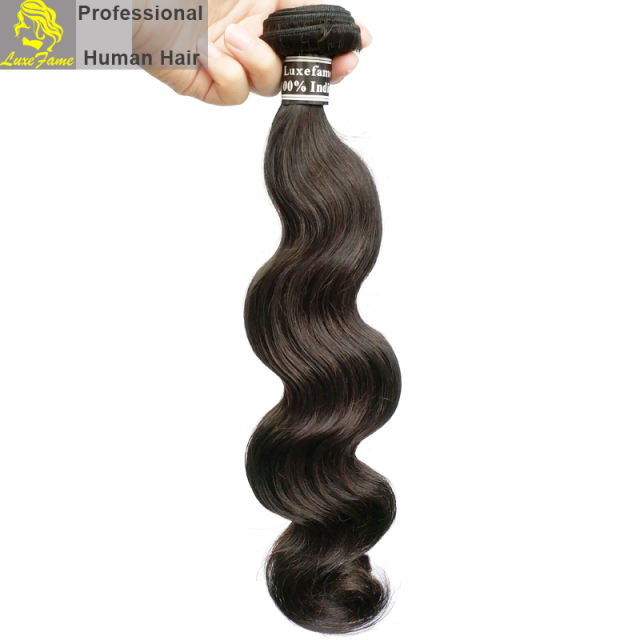 8A virgin Indian hair body wave 1pc or 5pcs/pack free shipping