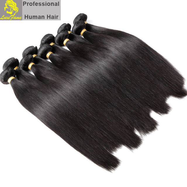 8A virgin brazilian hair natural straight 1pc or 5pcs/pack free shipping