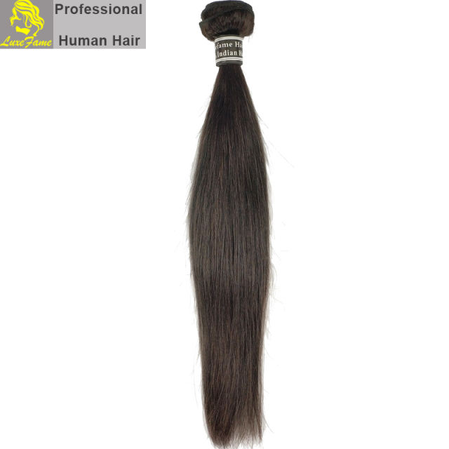 8A virgin Indian hair Natural Straight 1pc or 5pcs/pack free shipping
