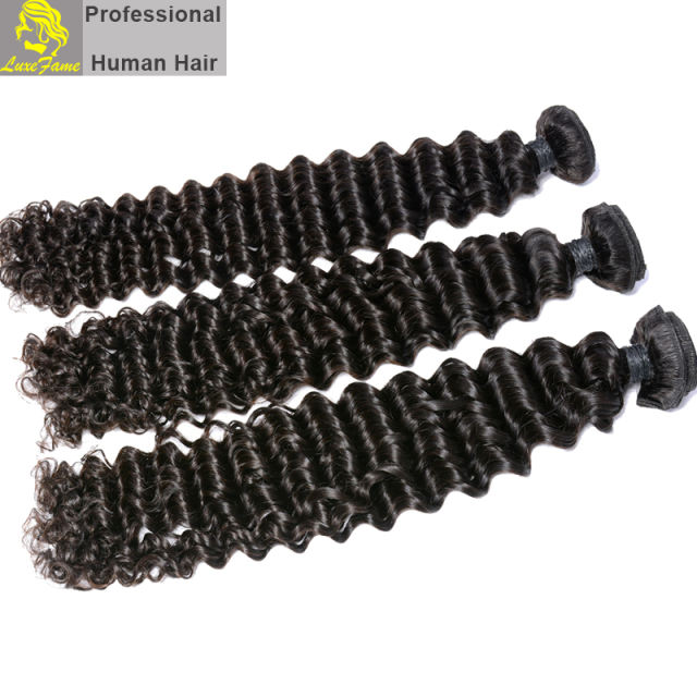 8A virgin brazilian hair Deep wave 1pc or 5pcs/pack free shipping