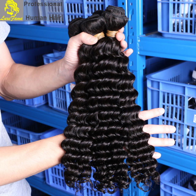 8A virgin Indian hair Deep wave 1pc or 5pcs/pack free shipping