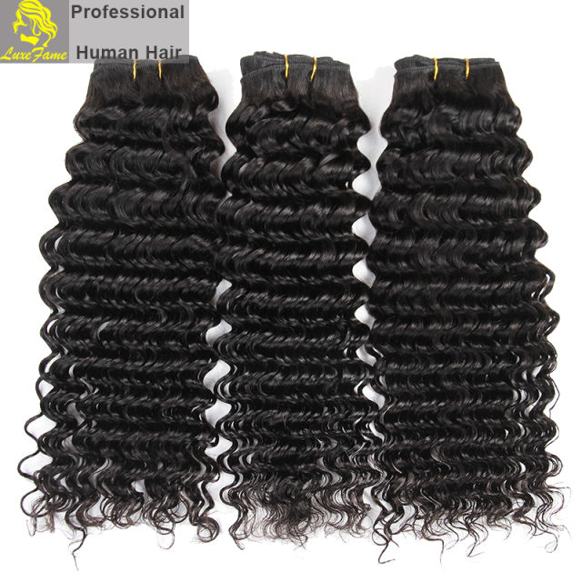 Virgin Brazilian hair Deep wave 2pcs or 3pcs or 4pcs/pack free shipping