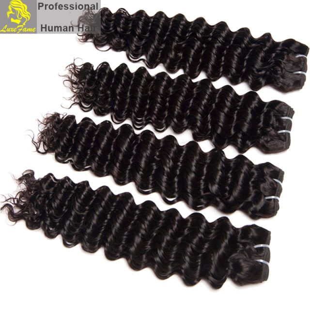 Virgin brazilian hair Deep Wave 1pc or 5pcs/pack free shipping