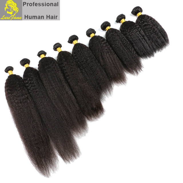 8A virgin brazilian hair Kinky Straight 1pc or 5pcs/pack free shipping