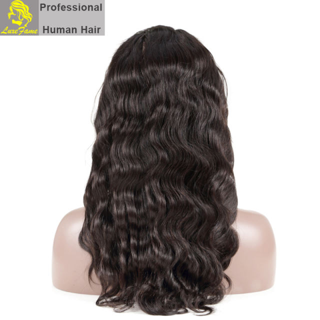 Top Quality Wholesale Brazilian Virgin Body Wave Hair Full Lace Wig Shipping Free