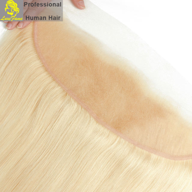 7A virgin Hair With Lace Frontal  613# hair straight 2pcs or 3pcs or 4pcs/pack free shipping