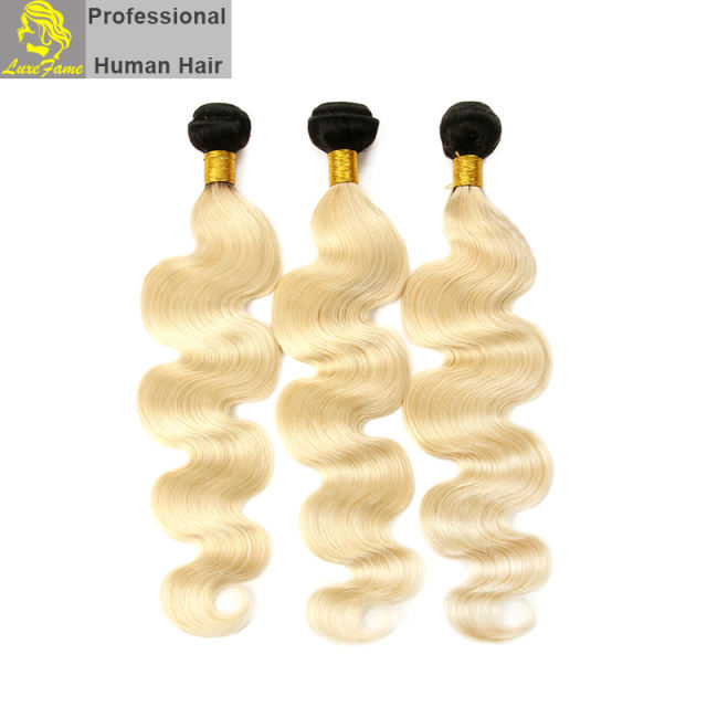 Virgin hair Body Wave Color T#1B/Grey/613# 1pc or 5pcs/pack free shipping