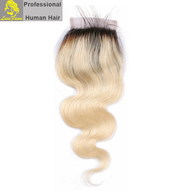 Luxefame hair Remy Hair  9A 1B/613  Lace Closure