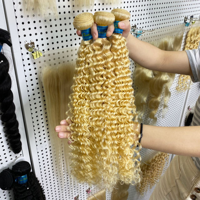 613 Blonde Bundles Deep Wave Remy Human Hair Weave Honey Blonde 613 Bundles Shipping Now Cuticular Aligned Mink Raw Brazilian Virgin Hair,Wholesale Bu