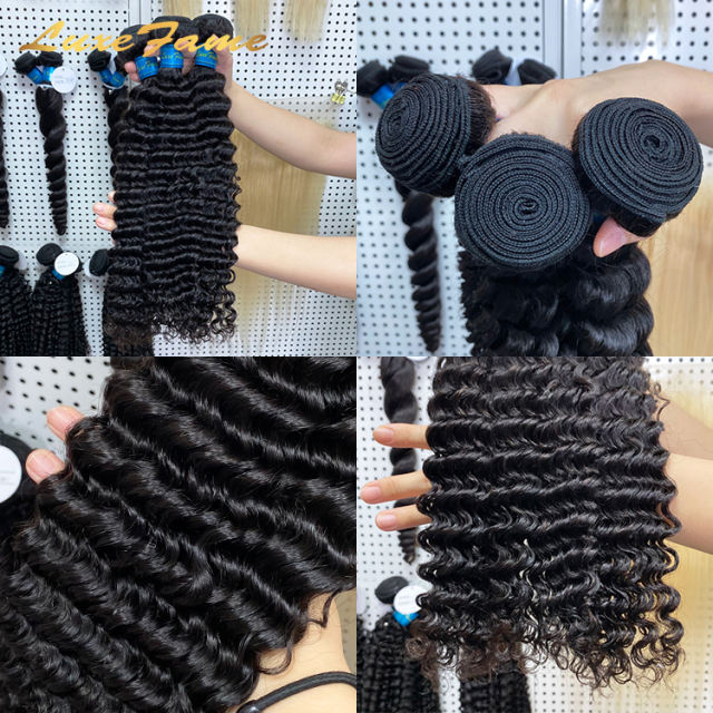 Deep Wave Brazilian Hair Bundle Brazilian Human Hair Wholesale Price