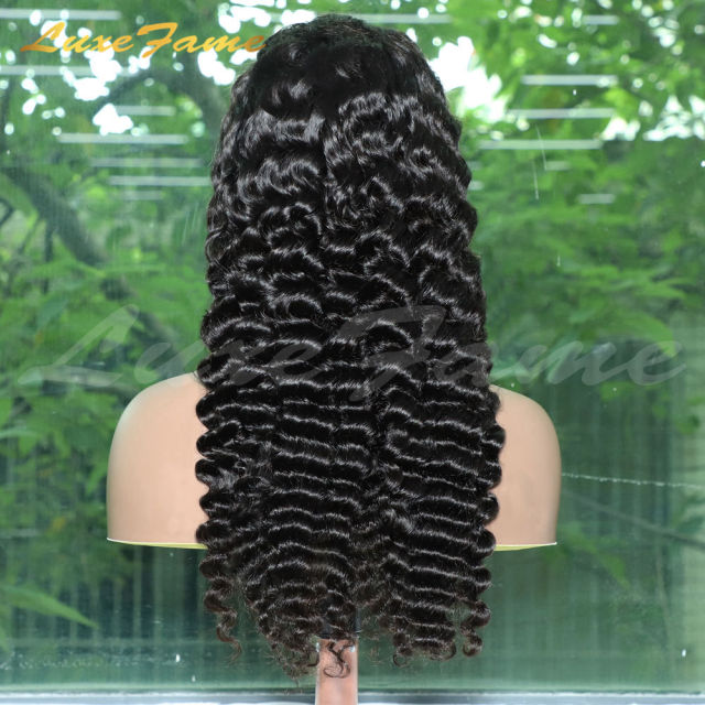 Factory Directly 13x4 100% Human Hair Pre Plucked Wet And Wavy Pineapple Lace Front Wig