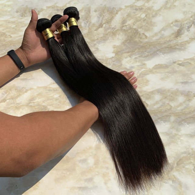 Luxefame 100% grade 9a virgin hair raw malaysian human hair weft double drawn virgin hair