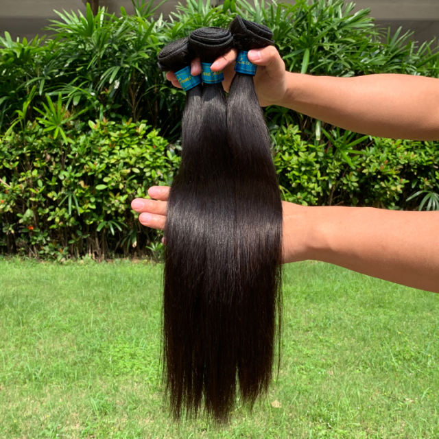 Luxefame 100% grade 9a virgin hair raw malaysian human hair weft double drawn virgin hair