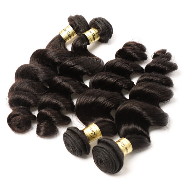 Luxefame Free Sample Hair Bundle Raw Virgin Cuticle Aligned Hair, Loose Curly Wave Virgin Brazilian Hair