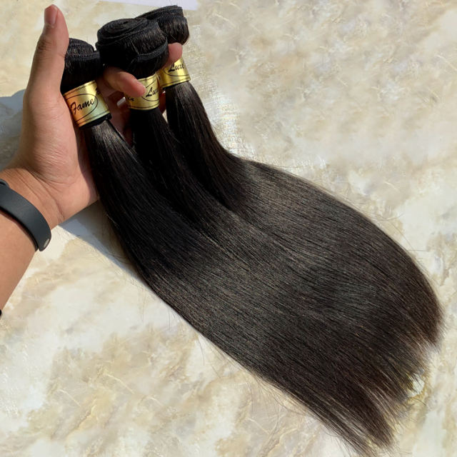 Luxefame Raw Brazilian Straight Human Hair Weave Bundles,Raw Wholesale Bundle Virgin Hair Bundle