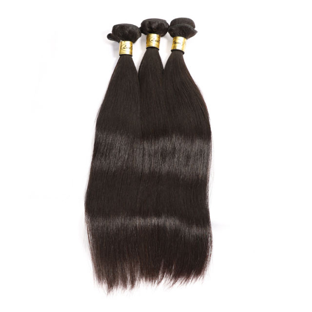 Luxefame Straight Hair Extension For Black Woman,invisible Hand Sewn Weft Hair