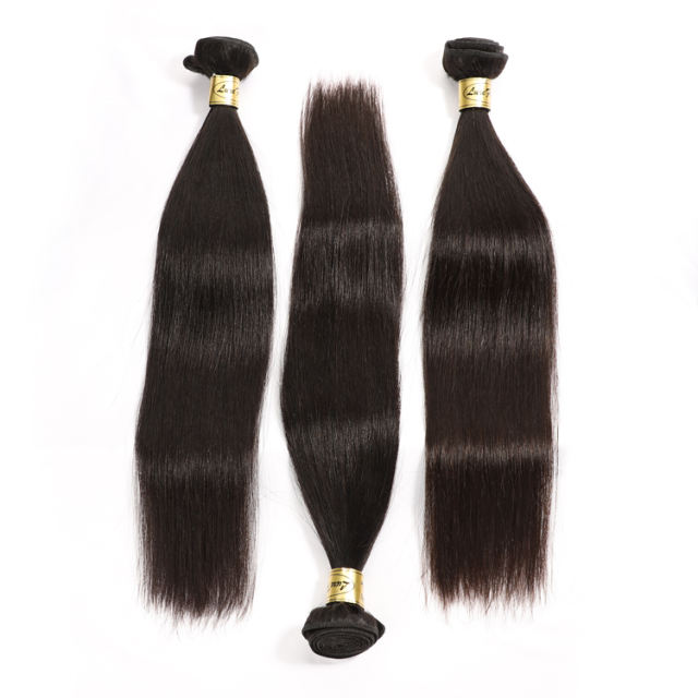 Luxefame Straight Human Hair Bundles 100% Brazilian Raw Virgin Hair Vendors Bone and Unprocessed Cuticle Aligned Hair