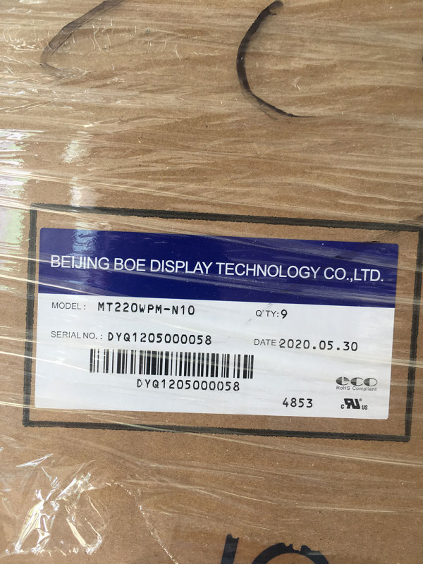 MT220WPM-N10 BOE 22 inch lcd display module