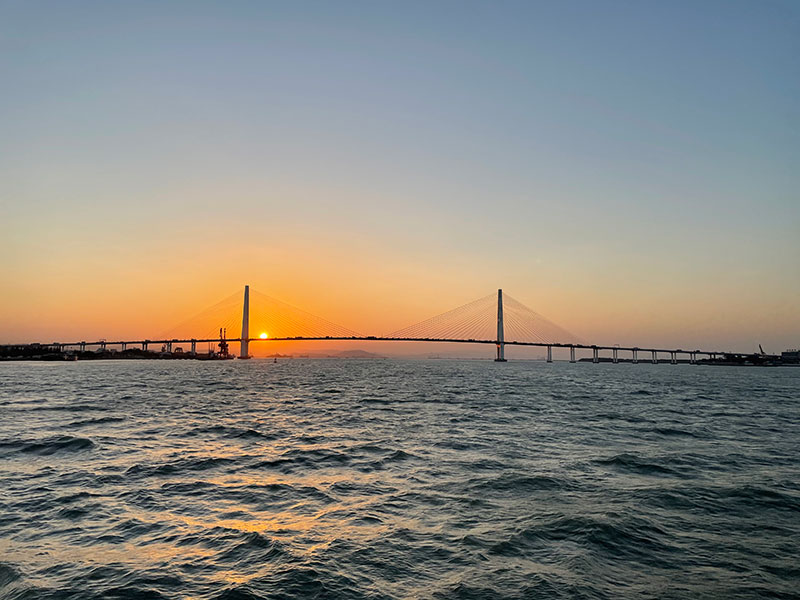 xianheng Seaside promenade cruise sightseeing sunset