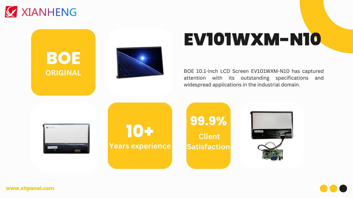 Revolutionizing Industries: Unveiling the BOE 10.1-inch LCD Screen EV101WXM-N10