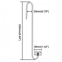 Altura de 250mm