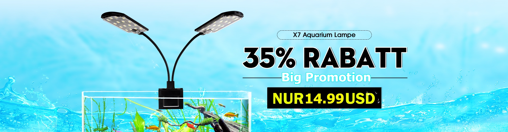 X7 Aquarium Licht 15W