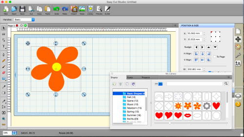 Easy Cut Studio vinyl cutting software for cutting plotter