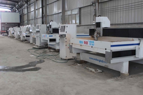 Ten sets machines in customer's factory