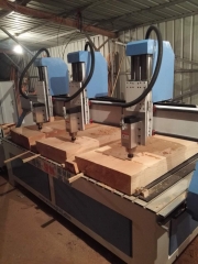 Leadtry three spindles woodworking machine for thickness wood board