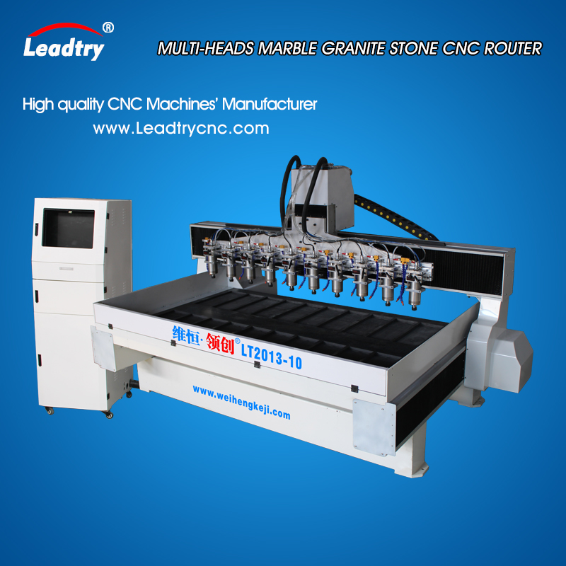 Leadtry Heavy Duty Stone Cnc Router With Ten Heads Lt Stone Cnc