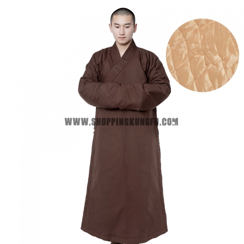 Warm Quilted Winter Shaolin Buddhist Monk Robe