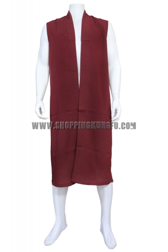 25 Colors Buddhist Robe Monk Dress Long Vest Meditation Uniform Kung fu Suit