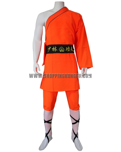 Classic One-sleeve Shaolin Monk Daily Training Suit Martial arts Wushu Uniforms