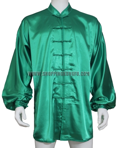 Tai chi Jacket Martial arts Coat Silk Satin custom made