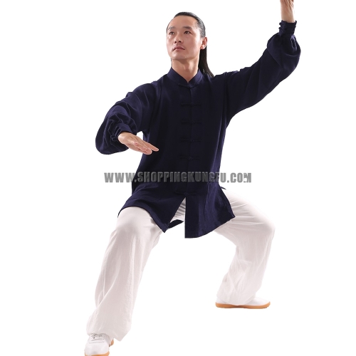 Soft Cotton Tai Chi Uniform Wing Chun Kung fu Suit Wushu Jacket Pants 25 Colors