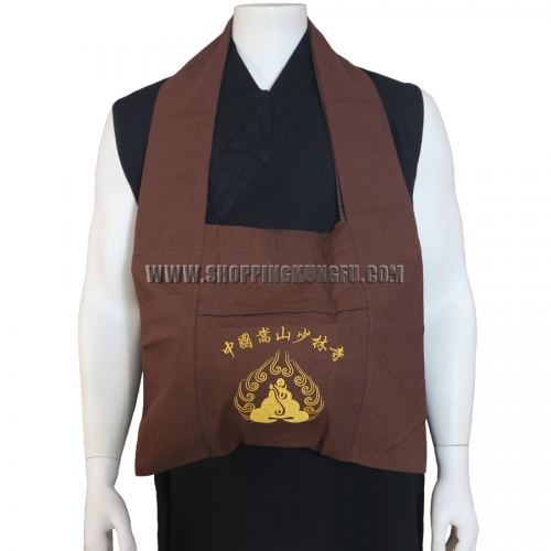 Shaolin Kung fu Buddhist Monk Shoulder Bag Backpack for Uniforms Robes Books
