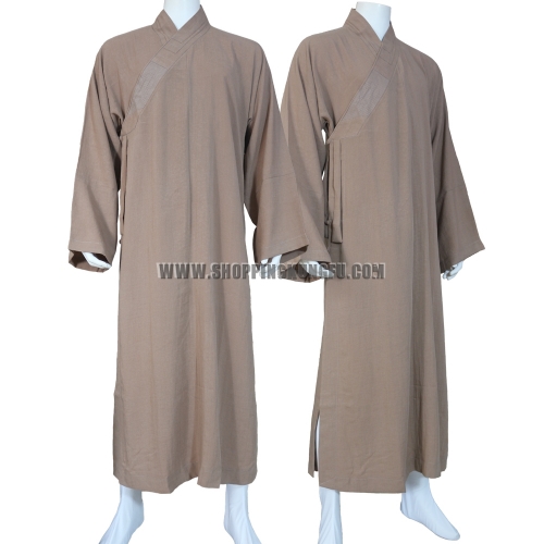 Custom Make 25 Colors Linen Buddhist Monk Dress Long Robe
