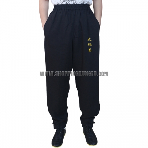 Embroidery Tai Chi Quan Pants