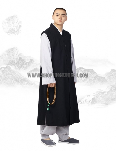 Thick Cotton Buddhist Dress Monk Robe Shaolin Wudang Tai Chi Kung fu Vest