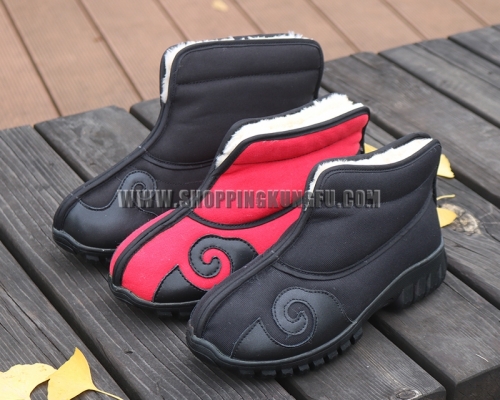 High Top Wudang Taoist Tai Chi Shoes Winter Shaolin Kung fu Sports Sneakers