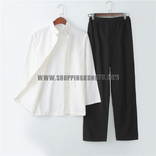 Cotton Kung fu Tai chi Uniform Wing Chun Jacket Pants Traditional Tang Suit