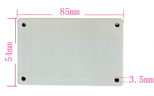 ABS Tray Tag 85X54MM