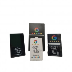 RFID Google Review Stand-Up Cards