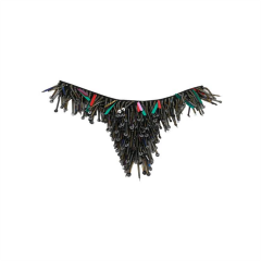 Fashion hot-selling custom bead tube tassel beard brooch caterpillar sequins epaulettes shoe flower accessories wholesale