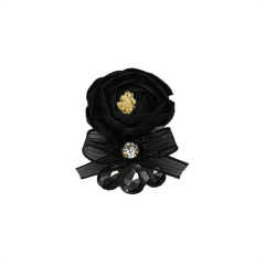 New cloth art flower ornaments handmade seiko diamond-encrusted headwear headband decorative flower clothing shoes and hat accessories