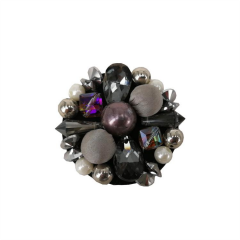 Fashion customization best-selling hand-stitched pearl bayberry ball flower hairpin clothing footwear clothing accessories wholesale